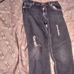 Kids size 12 dark blue jeans